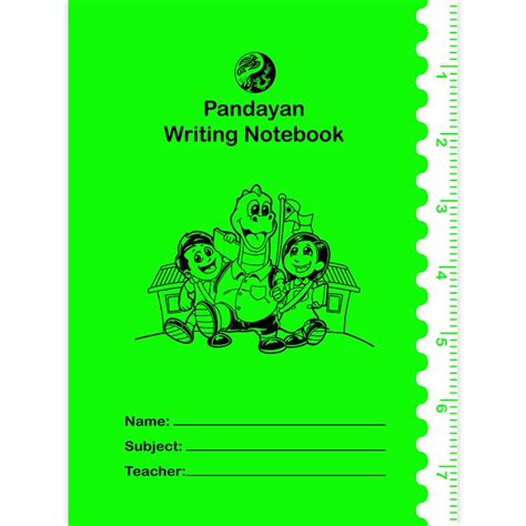 Pandayan Writing Notebook (Green, 80 Leaves, With Cover).